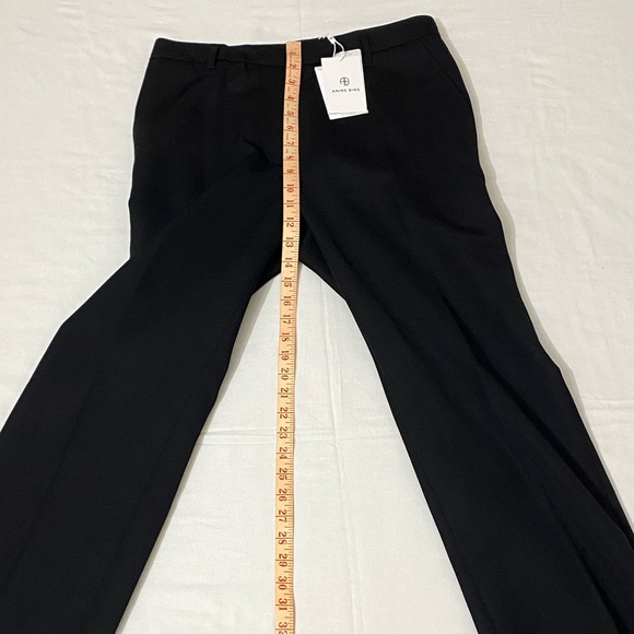 NWT Anine Bing Black Classic Wool Trouser Size 40. - Picture 11 of 16